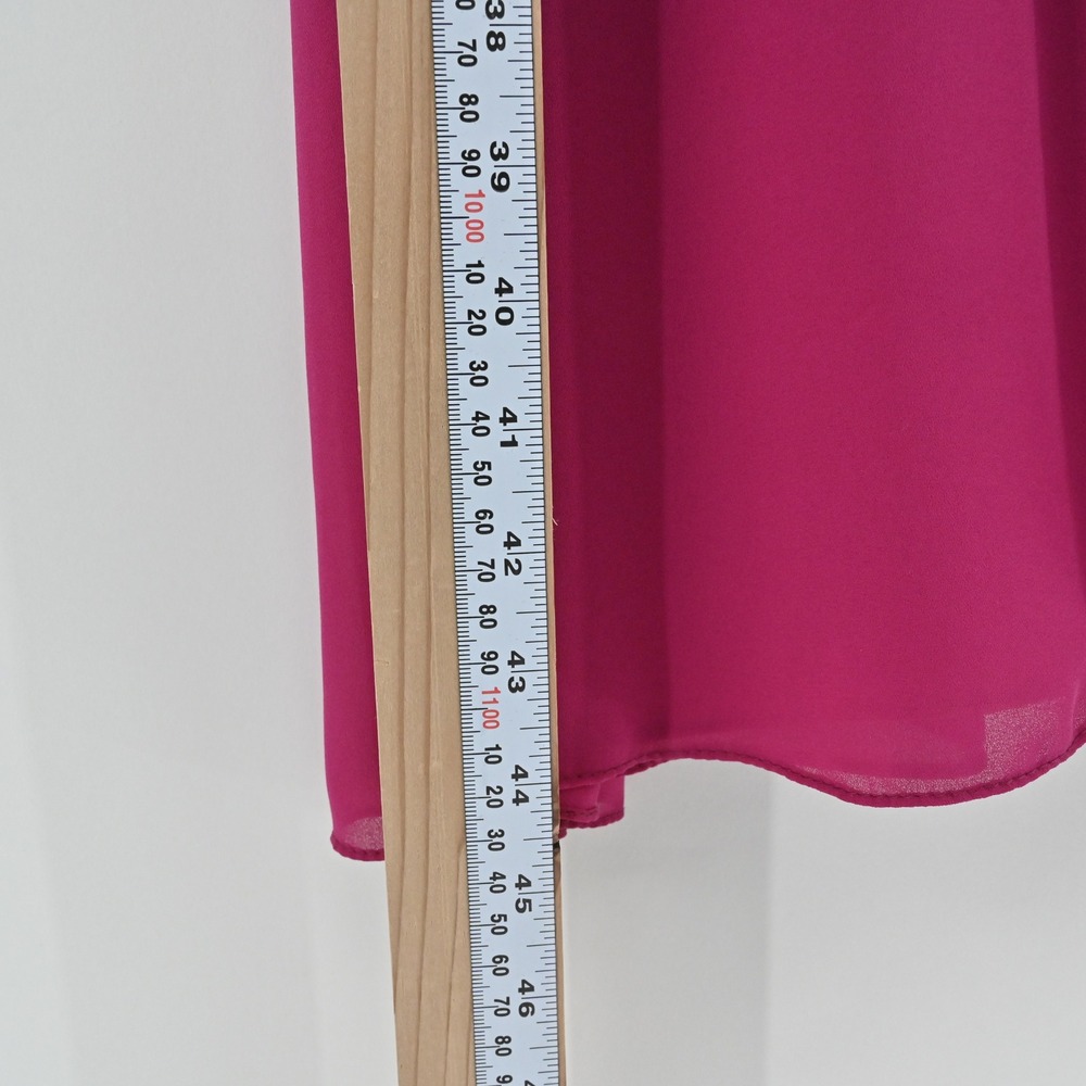 Vintage‎ 70s 80s Blouson Evening Midi Dress Sz 10 Pink Beaded Sequin Puff Sleeve - Picture 5 of 13